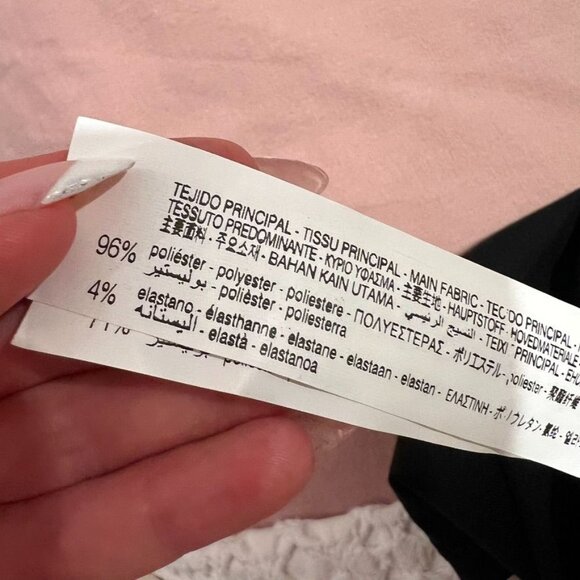 Zara Color Block Geometric Bodycon Dress NWT Size Small - Picture 7 of 8